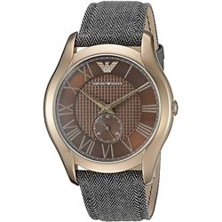 EMPORIO ARMANI CHRONO WATCH W/GRAY BAND