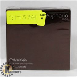 100ML BOTTLE OF CALVIN KLEIN EUPHORIA FOR MEN