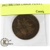 Image 1 : 1912 BRITISH LARGE PENNY.