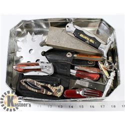 ESTATE COLLECTION OF VINTAGE KNIVES, NEW