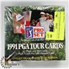Image 1 : 1991 PGA TOUR CARDS SEALED CASE