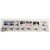 Image 1 : SET OF 7 HOCKEY COLLECTIBLE CARDS WITH NHL STAMPS