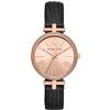 Image 1 : NEW MICHAEL KORS ROSE GOLD LEATHER STRAP WATCH