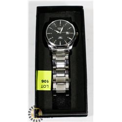 NEW MENS CITIZEN ECO DRIVE WATCH, STAINLESS STEEL