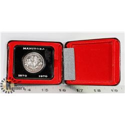 1870-1970 CANADIAN MANITOBA CENTENNIAL DOLLAR.