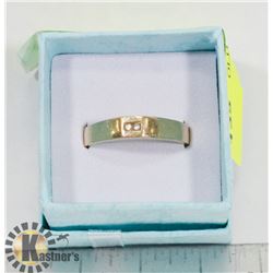 14K GOLD DIAMOND MENS RING SIZE 10.