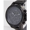 Image 5 : NEW ARMANI EXCHANGE BLACK METAL DIAL TRIPLE CHRONO