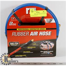 COMMERCIAL AIR HOSE 25FT STAYS FLEXIBLE UP TO