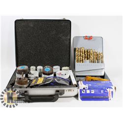 FLAT FULL OF DRILL ACCESSORIES INCL.