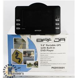 BRADA PGD55601 GPS W/ BUILT-IN DVD PLAYER. NEVER