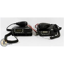 TWO KENWOOD TK-7160H VHF TRANSCEIVER RADIOS.