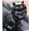 Image 1 : CERAMIC CAT STATUE, 15" TALL