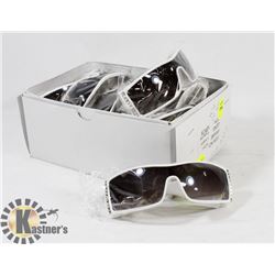 BOX OF WHITE SUNGLASSES