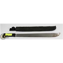 MACHETE WITH MESH SHEATH.