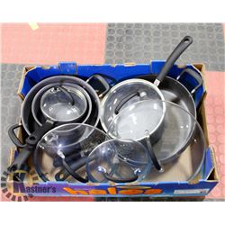 11 PCS T-FAL POT & PAN SET