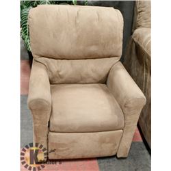 CHILD SIZE MICROFIBER RECLINER - EASY