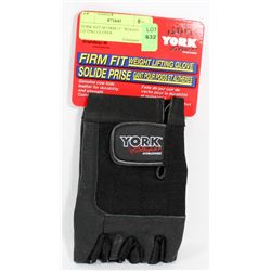 YORK SIZE M FIRM FIT WEIGHT LIFTING GLOVES