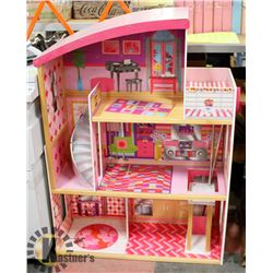 DOLL HOUSE - AS IS - 34"X13"X45.5".