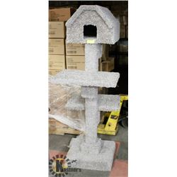 THREE TIER TWO TONED CAT HOUSE 59" HIGH