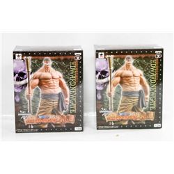 LOT OF 2 EDWARD NEWGATE - ONE PIECE - FIGURES