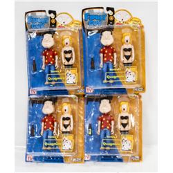 LOT OF 4 FAMILY GUY FIGURES - QUAGMIRE