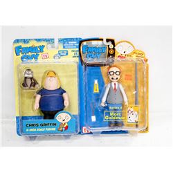 LOT OF 2 FAMILY GUY 6" FIGURES - CHRIS GRIFFIN &