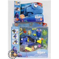 LOT OF 2 FINDING DORY TOYS - 1 PLUSH.