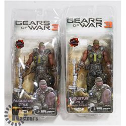 LOT OF 2 GEARS OF WAR3 ACTION FIGURES -