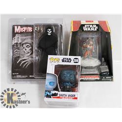 LOT OF 3 ASSORTED FIGURES