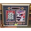 Image 1 : FRAMED ALL STAR TORONTO MAPLE LEAFS FIRST & LAST