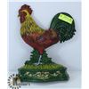 Image 1 : 14" TALL CAST IRON ROOSTER DOOR STOPPER
