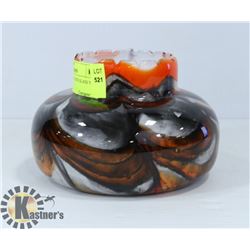 RETRO ONE OF A KIND GLASS VASE