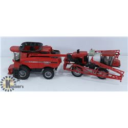 LOT OF 2 DIE CAST ERTL 1:50 CASE TRACTORS