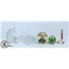Image 1 : 6 HANDBLOWN GLASS FIGURES WITH 2 PAPERWEIGHTS -
