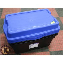 3 MASTERCRAFT 132L HINGED STORAGE TOTES