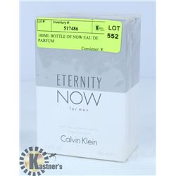 100ML BOTTLE OF CALVIN KLEIN ETERNITY NOW EAU DE