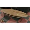 Image 1 : OVAL SHAPED COFFEE TABLE 70"X27".