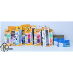 LOT OF ASSORTED STATIONARY SUPPLIES
