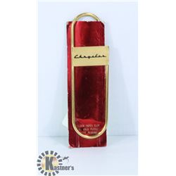 UNUSUAL CHRYSLER GOLD PLATED 'GOLIATH' PAPER