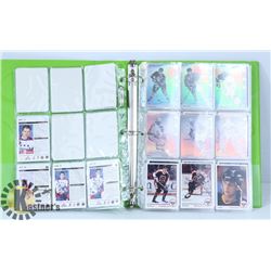 GREEN BINDER 1991 MCDONALDS & HOLOGRAM CARDS.