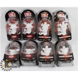 LOT OF 8 LIGHT UP SCALERS FIGURES -