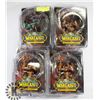 Image 1 : LOT OF 4 WORLD OF WARCRAFT FIGURES -