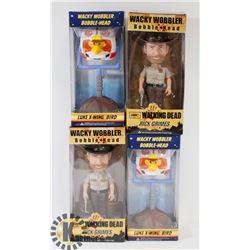 LOT OF 4 ASSORTED BOBBLEHEADS -