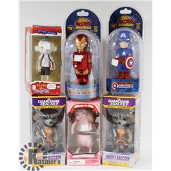 LOT OF 6 ASSORTED FIGURES -