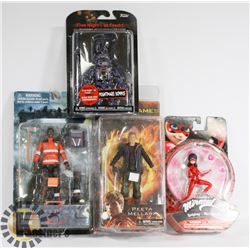 LOT OF 4 ASSORTED FIGURES - LADY BUG