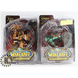LOT OF 2 WORLD OF WARCRAFT FIGURES -