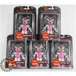 LOT OF 5 FIVE NIGHTS AT FREDDY'S FUNTIME FOXY