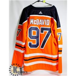 NEW XL OILERS ORANGE JERSEY #97 MCDAVID.