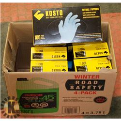 KOSTO NITRILE DISPOSABLE GLOVES SIZE LARGE