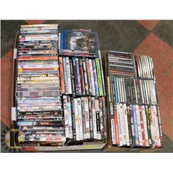 LOT OF 96 DVD/BLUE-RAY AND 43 CD'S INCLUDING